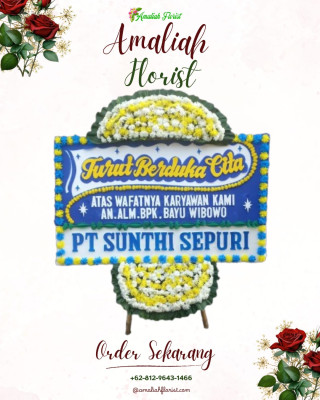 Papan Bunga Duka di Picung